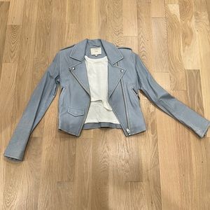 Baby blue Iro cropped jacket